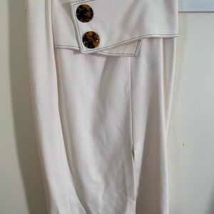 TopShop White midi skirt size 8(30”W) 32”long NWOT